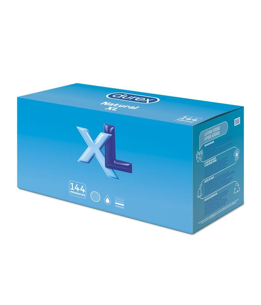 TengoQueProbarlo Preservativos Extra Large 144 Unidades DUREX  Anticonceptivos y Preservativos Talla XXL