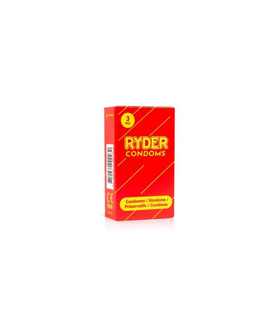 TengoQueProbarlo Preservativos Ryder 3 Unidades RYDER  Anticonceptivos y Preservativos Naturales