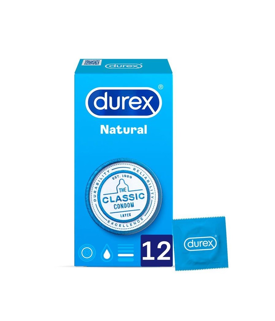 TengoQueProbarlo Preservativos Natural Plus 12 Unidades DUREX  Anticonceptivos y Preservativos Naturales