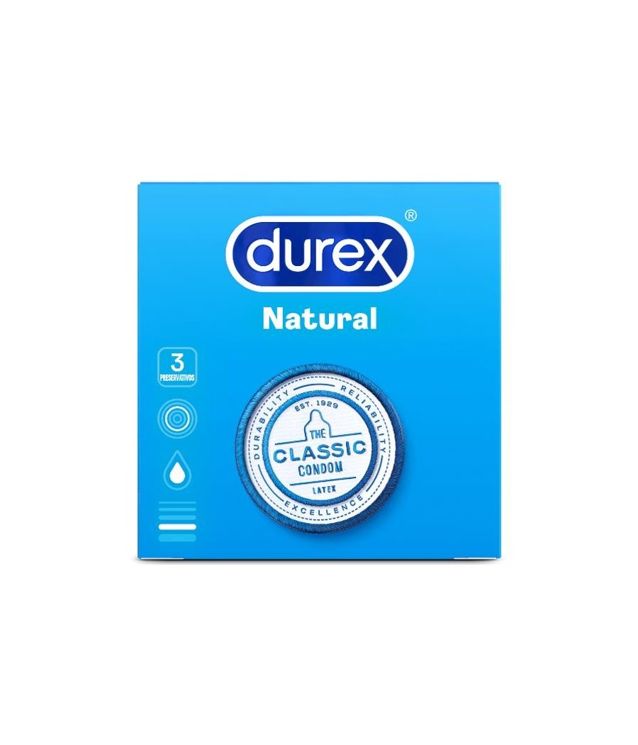 TengoQueProbarlo Preservativos Natural Comfort 3 Unidades DUREX  Anticonceptivos y Preservativos Naturales