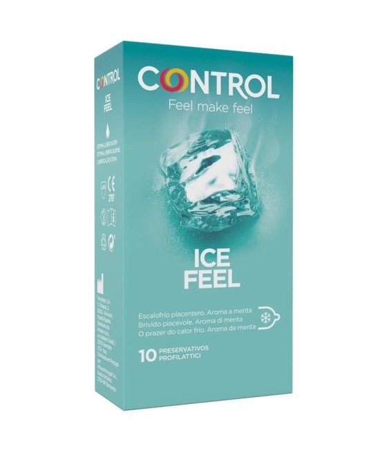 TengoQueProbarlo Preservativos Ice Feel 10 Uds CONTROL  Anticonceptivos y Preservativos Especiales