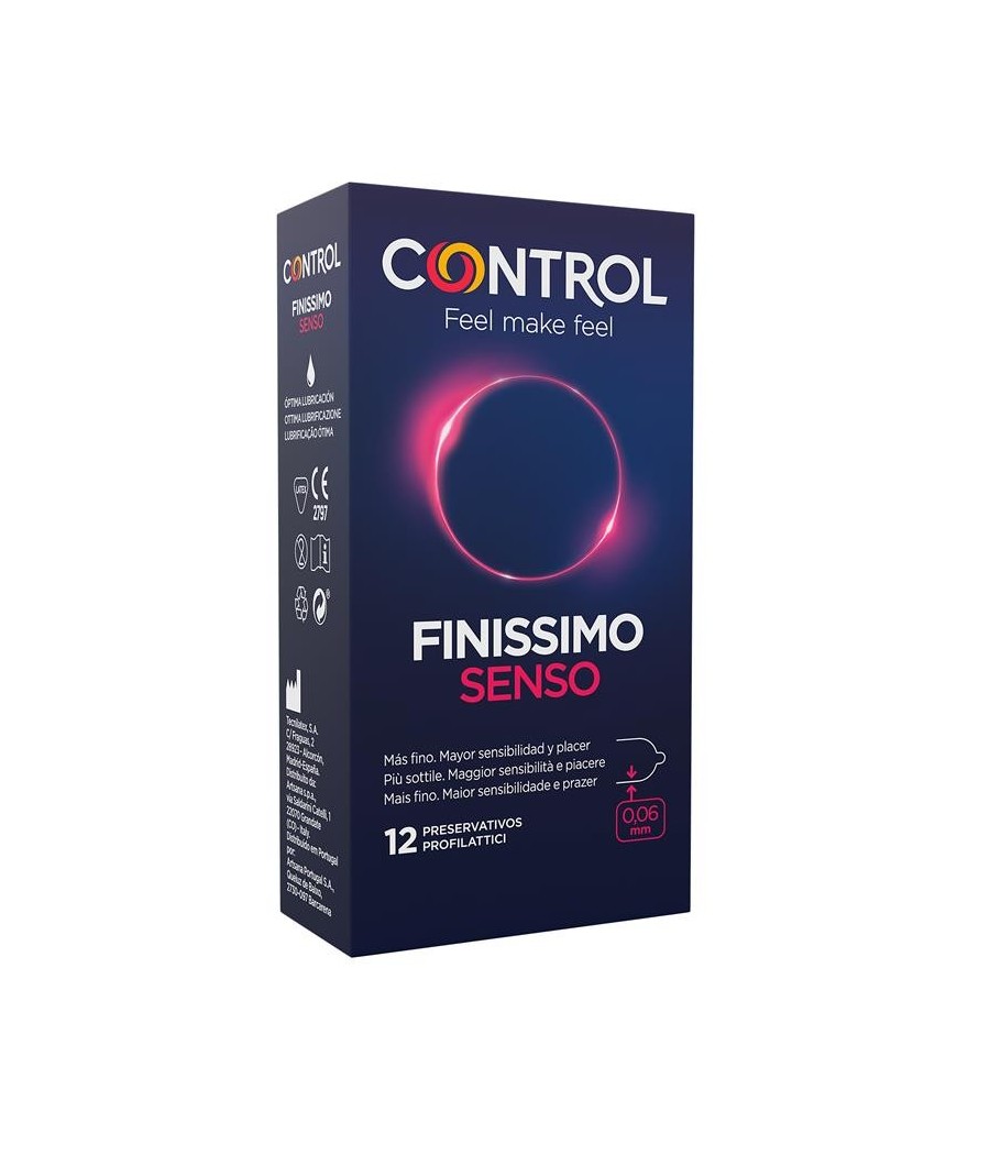 TengoQueProbarlo Finissimo Senso 12 Unidades CONTROL  Anticonceptivos y Preservativos Especiales