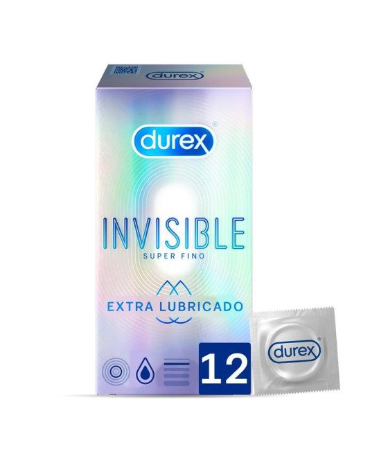 Preservativos Invisible Lubric 12 Unidades