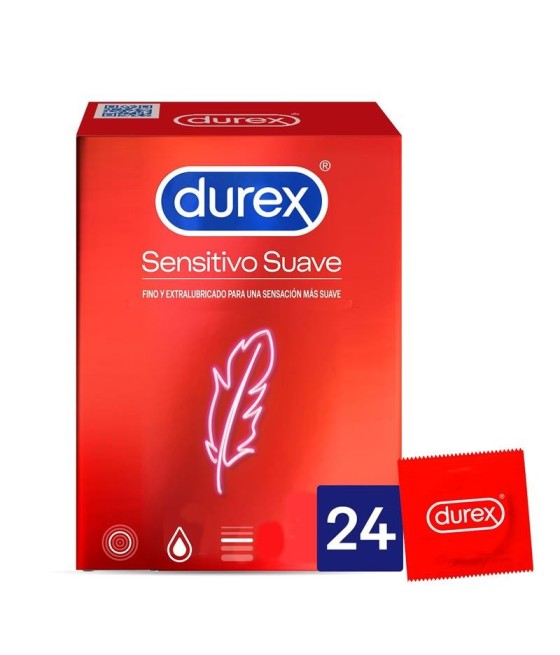 TengoQueProbarlo Preservativos Sensitivo Suave 24 Unidades DUREX  Anticonceptivos y Preservativos Especiales