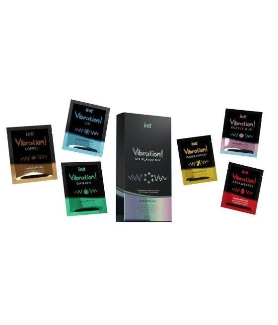 TengoQueProbarlo Mix Vibration Six Flavor Pack de 6 Monodosis INTT  Monodosis