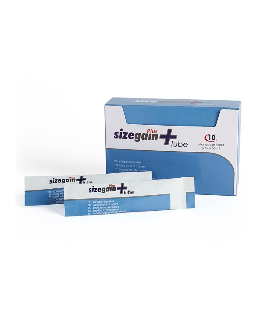 TengoQueProbarlo Lubricante Efecto Frio Sizegain Lube 10 Monodosis 5 ml 500 COSMETICS  Monodosis