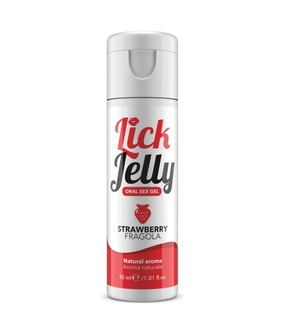 Lick Jelly Lubricante Comestible Base Agua Fresa 30 ml
