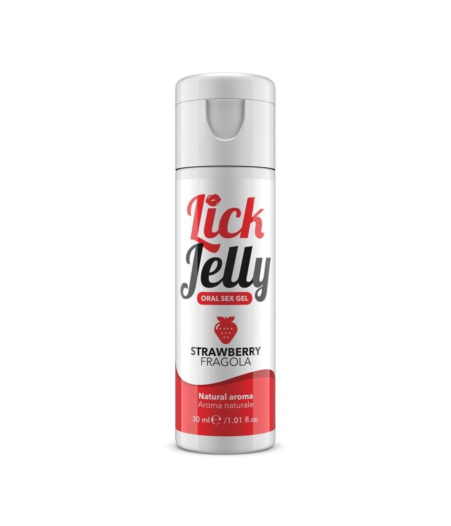 TengoQueProbarlo Lick Jelly Lubricante Comestible Base Agua Fresa 30 ml INTIMATELINE  Sabores