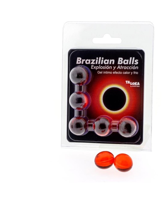 TengoQueProbarlo Set 5 Brazilian Balls Excitante Efecto Calor y Fr?o BRAZILIAN BALLS  Efecto Frío