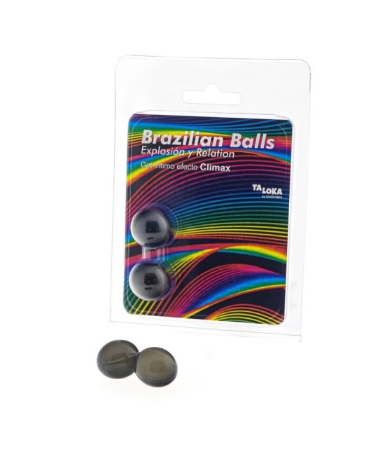 Set 2 Brazilian Balls Gel Excitante Efecto Climax