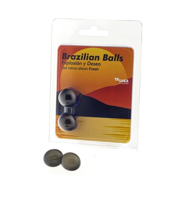 Set 2 Brazilian Balls Gel Excitante Efecto Fresh