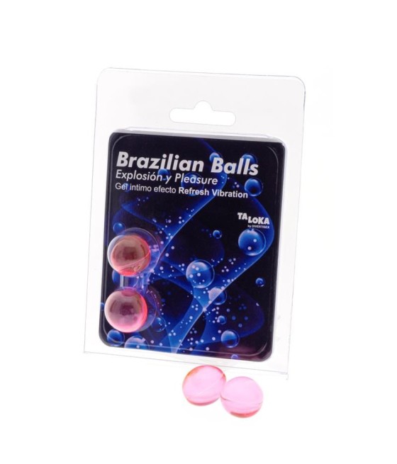 TengoQueProbarlo Set 2 Brazilian Balls Excitante Efecto Refresh Vibraci?n BRAZILIAN BALLS  Efecto Calor