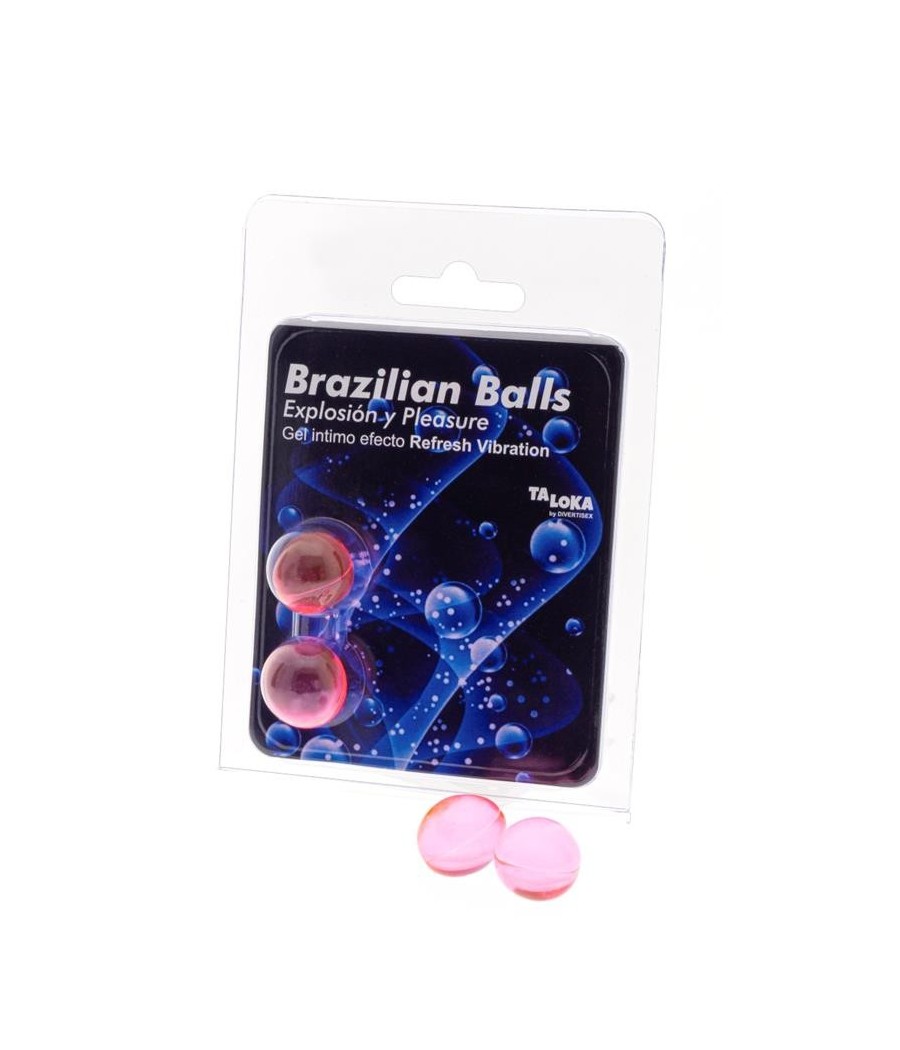 TengoQueProbarlo Set 2 Brazilian Balls Excitante Efecto Refresh Vibraci?n BRAZILIAN BALLS  Efecto Calor