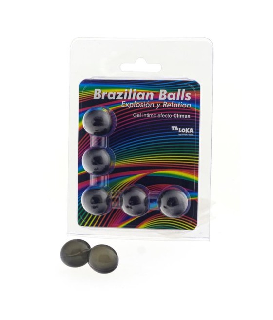 Set 5 Brazilian Balls Gel Excitante Efecto Climax