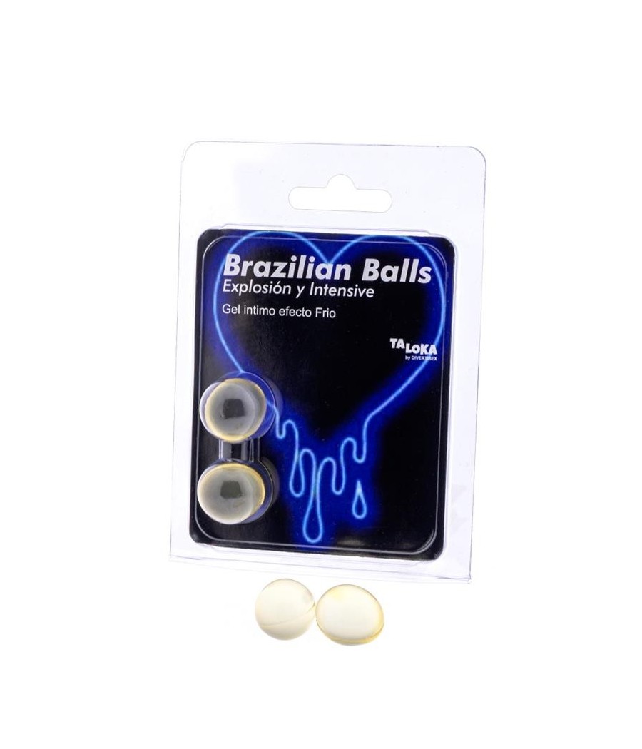 TengoQueProbarlo Set 2 Brazilian Balls Excitante Efecto Vibrante y Fr?o BRAZILIAN BALLS  Efecto Frío