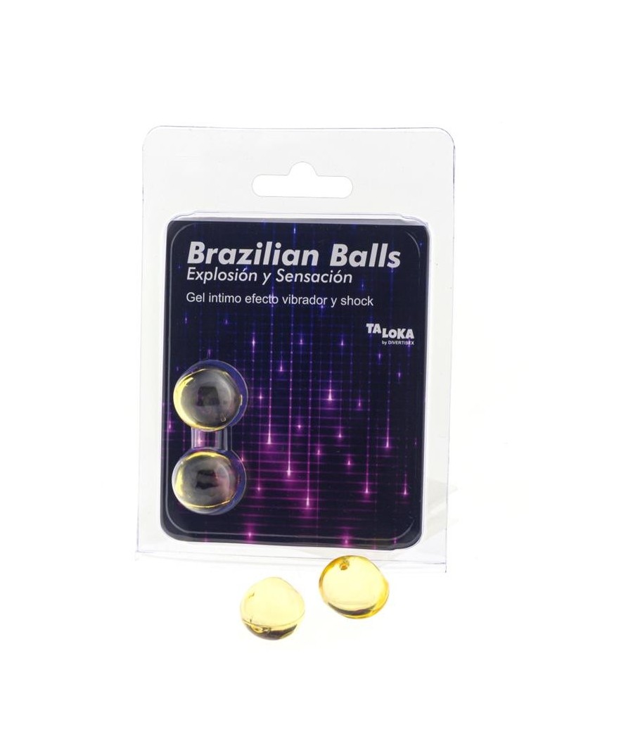 TengoQueProbarlo Set 2 Brazilian Balls Excitante Efecto Vibrador y Shock BRAZILIAN BALLS  Efecto Calor