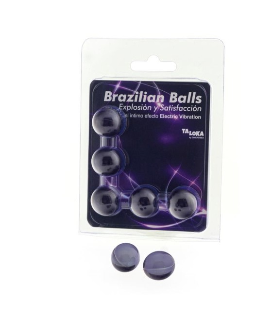 Set 5 Brazilian Balls Gel Efecto Electric Vibracion
