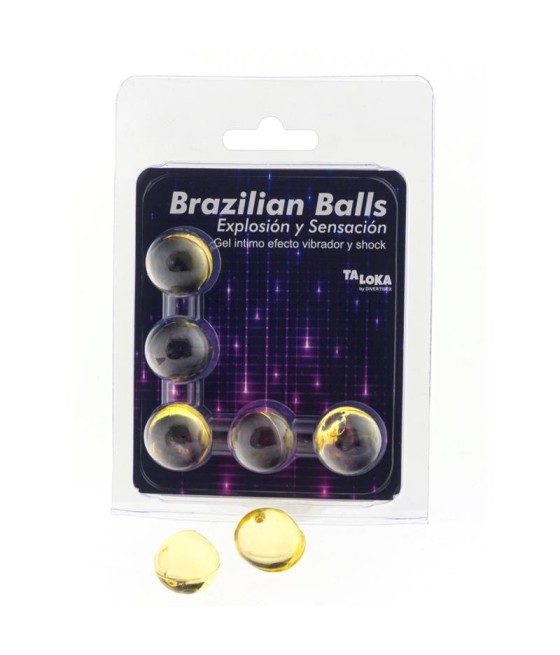 Set 5 Brazilian Balls Excitante Efecto Vibrador y Shock