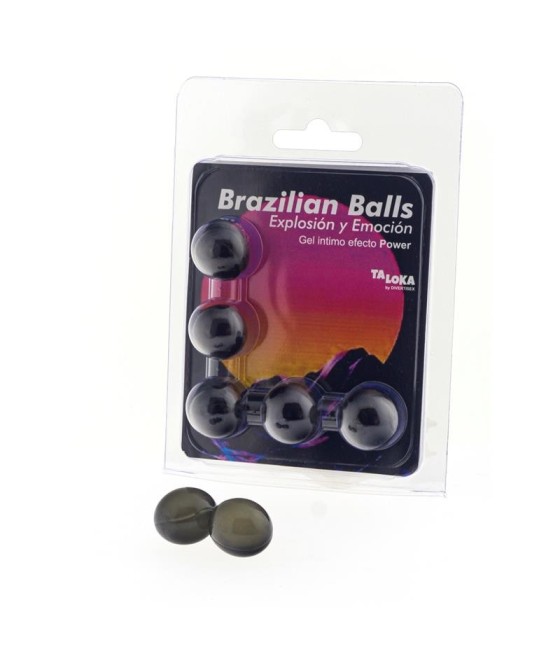 Set 5 Brazilian Balls Gel Excitante Efecto Power