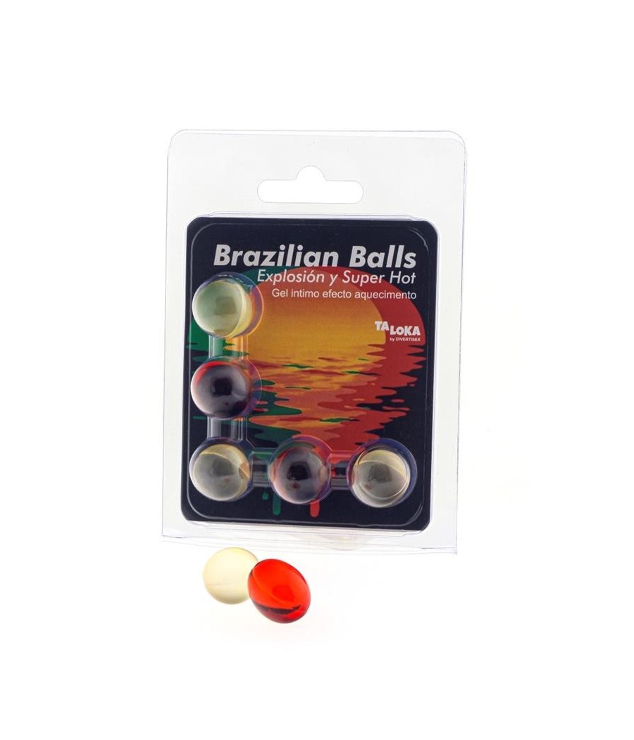TengoQueProbarlo Set 5 Brazilian Balls Gel Efecto Supercalientamiento BRAZILIAN BALLS  Efecto Calor