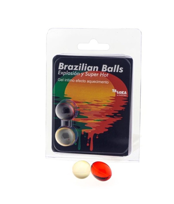 Set 2 Brazilian Balls Excitante Efecto Supercalentamieto