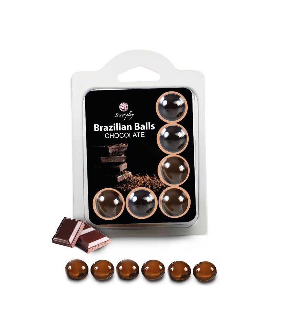 TengoQueProbarlo Brazilian Balls  Set 6  Chocolate SECRET PLAY  Aceite de Masajes