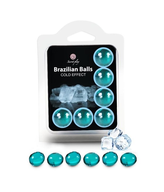 TengoQueProbarlo Brazilian Balls Set 6  Efecto Fr?o SECRET PLAY  Aceite de Masajes