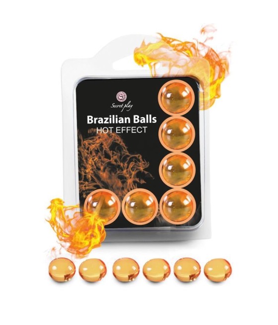 TengoQueProbarlo Brazilian Balls  Set 6  Efecto Calor SECRET PLAY  Aceite de Masajes