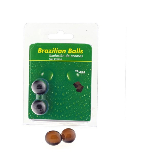 TengoQueProbarlo Set 2 Brazilian Balls Aroma de Chocolate BRAZILIAN BALLS  Aceite de Masajes