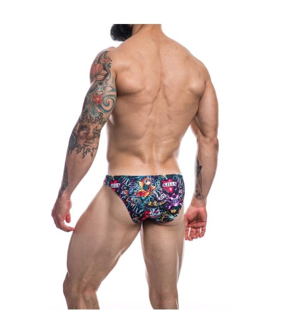 TengoQueProbarlo Slip Bikini de Corte Bajo Provocative Tattoo CUT4MEN  Bañadores para Hombre