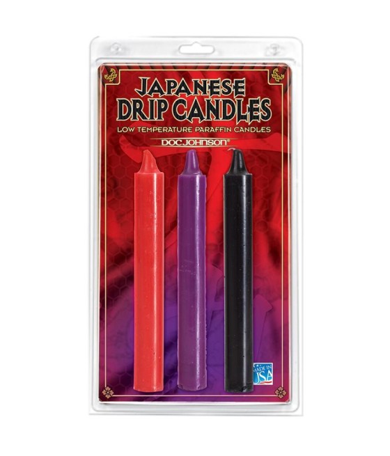 TengoQueProbarlo Set 3 Velas Japonesas de Masaje DOC JOHNSON  Kits BDSM
