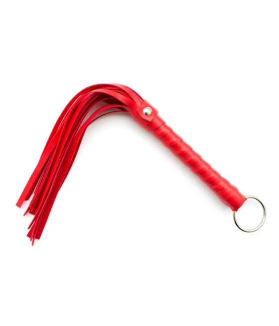 TengoQueProbarlo Mini Flogger 28 cm Red LATETOBED BDSM LINE  Fustas, Floggers, Palas y Látigos