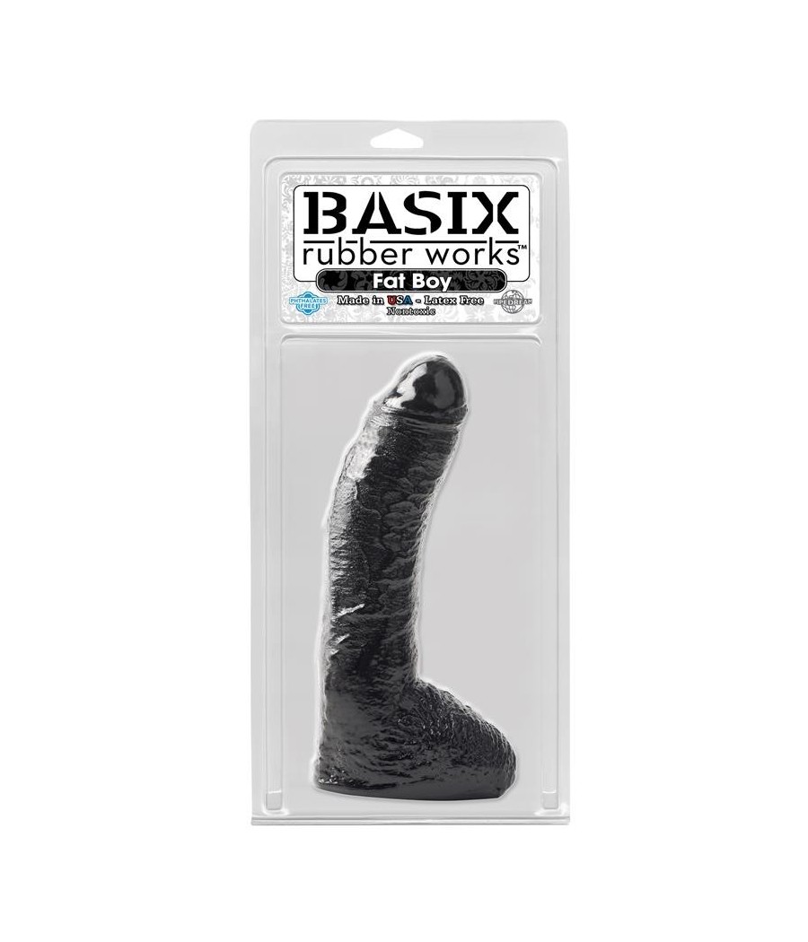 TengoQueProbarlo Basix Rubber Works  Fat Boy - Color Negro BASIX RUBBER WORKS  Penes Realísticos