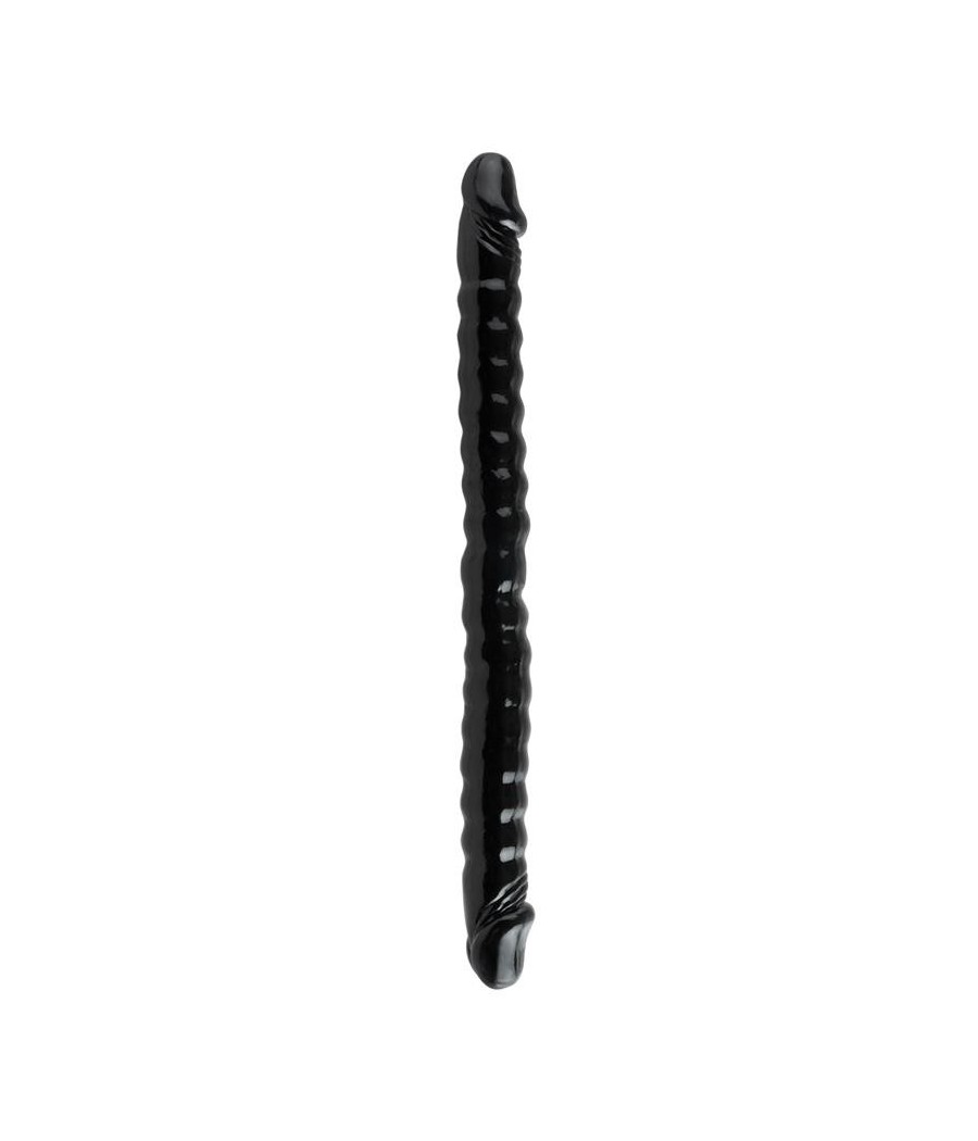 TengoQueProbarlo Basix Rubber Works 45,7 cm Doble Verga - Color Negro BASIX RUBBER WORKS  Penes Realísticos