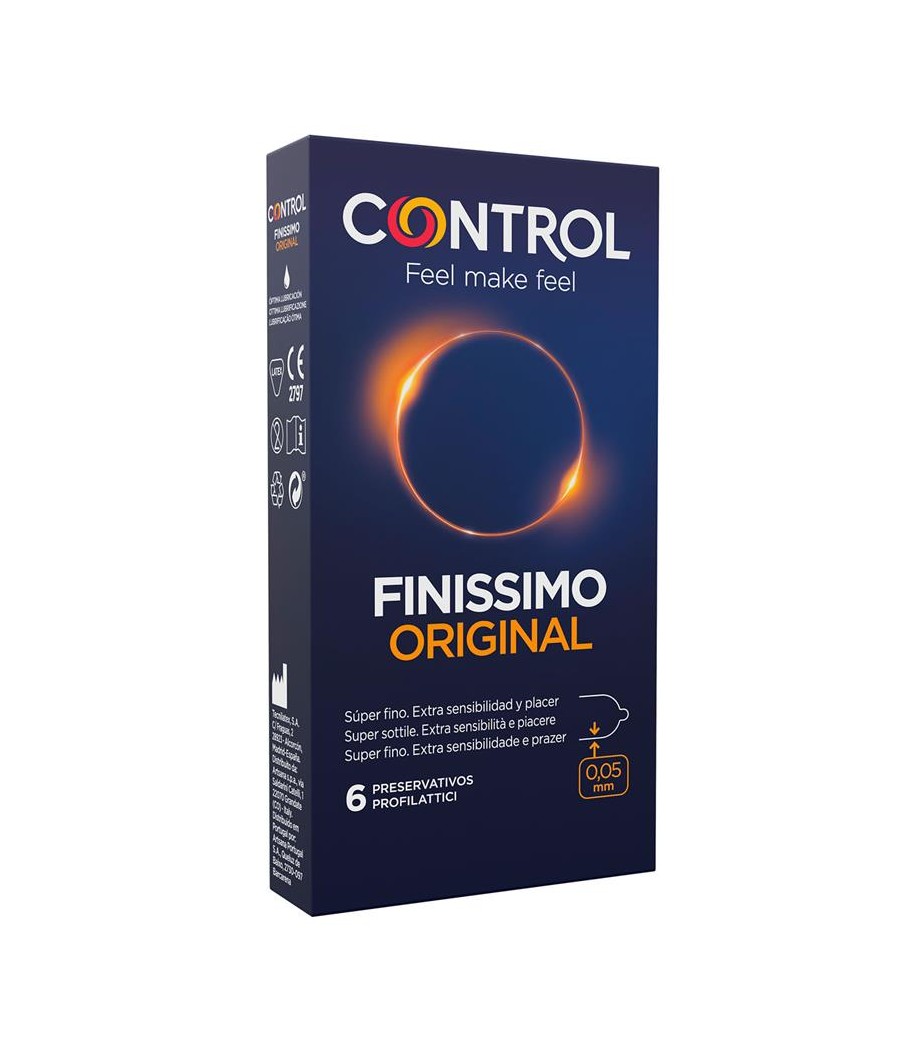TengoQueProbarlo Preservativos Finissimo Original 6 unidades CONTROL  Anticonceptivos y Preservativos Especiales