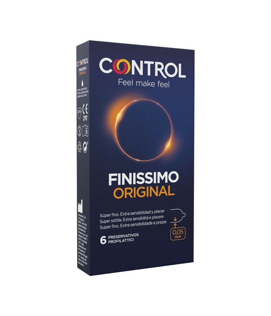 TengoQueProbarlo Preservativos Finissimo Original 6 unidades CONTROL  Anticonceptivos y Preservativos Especiales