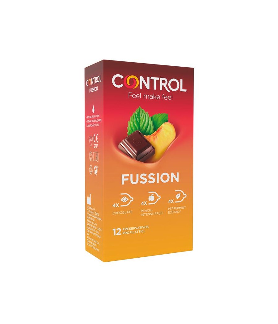 TengoQueProbarlo Preservativos Fussion 12 unidades CONTROL  Anticonceptivos y Preservativos de Sabores