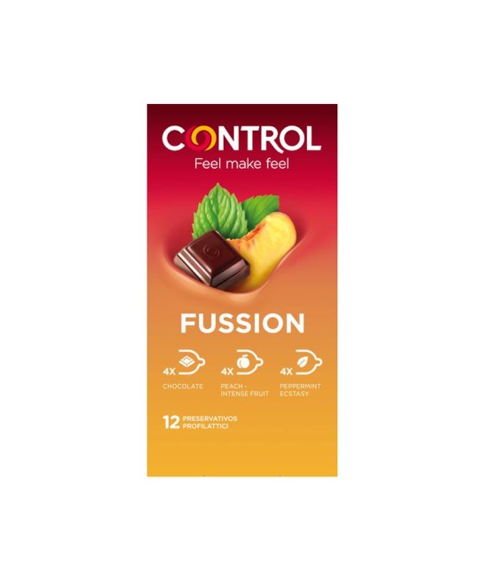 TengoQueProbarlo Preservativos Fussion 12 unidades CONTROL  Anticonceptivos y Preservativos de Sabores