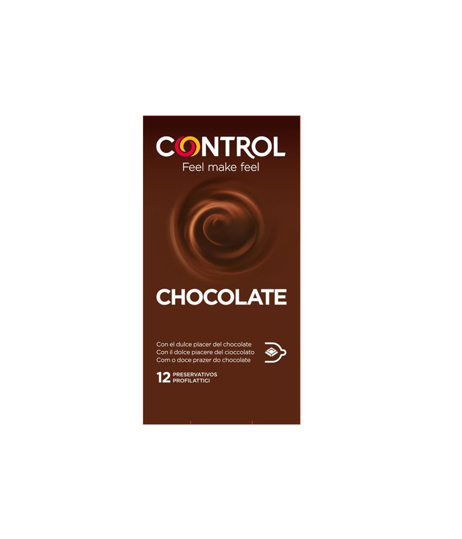 TengoQueProbarlo Preservativos Chocolate Addiction 12 unidades CONTROL  Anticonceptivos y Preservativos de Sabores