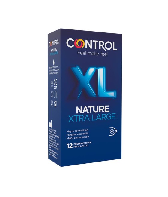 TengoQueProbarlo Preservativos Nature XL 12 unidades CONTROL  Anticonceptivos y Preservativos Naturales
