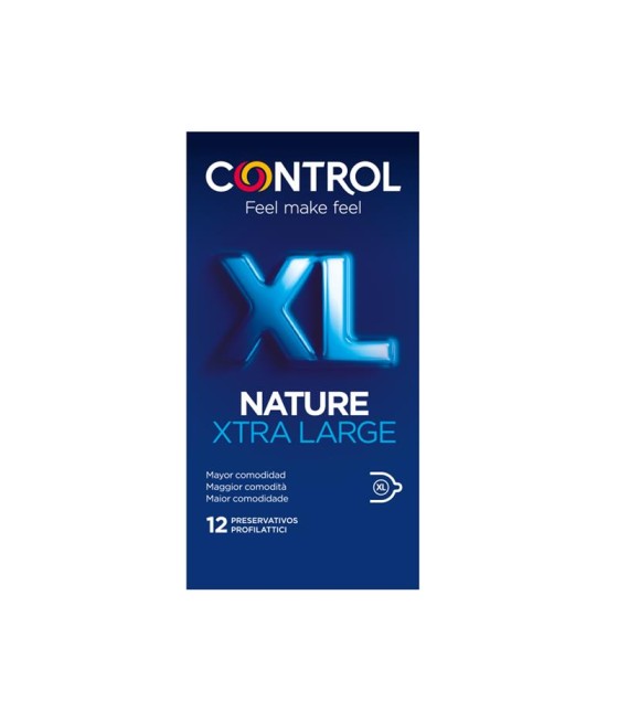 TengoQueProbarlo Preservativos Nature XL 12 unidades CONTROL  Anticonceptivos y Preservativos Naturales