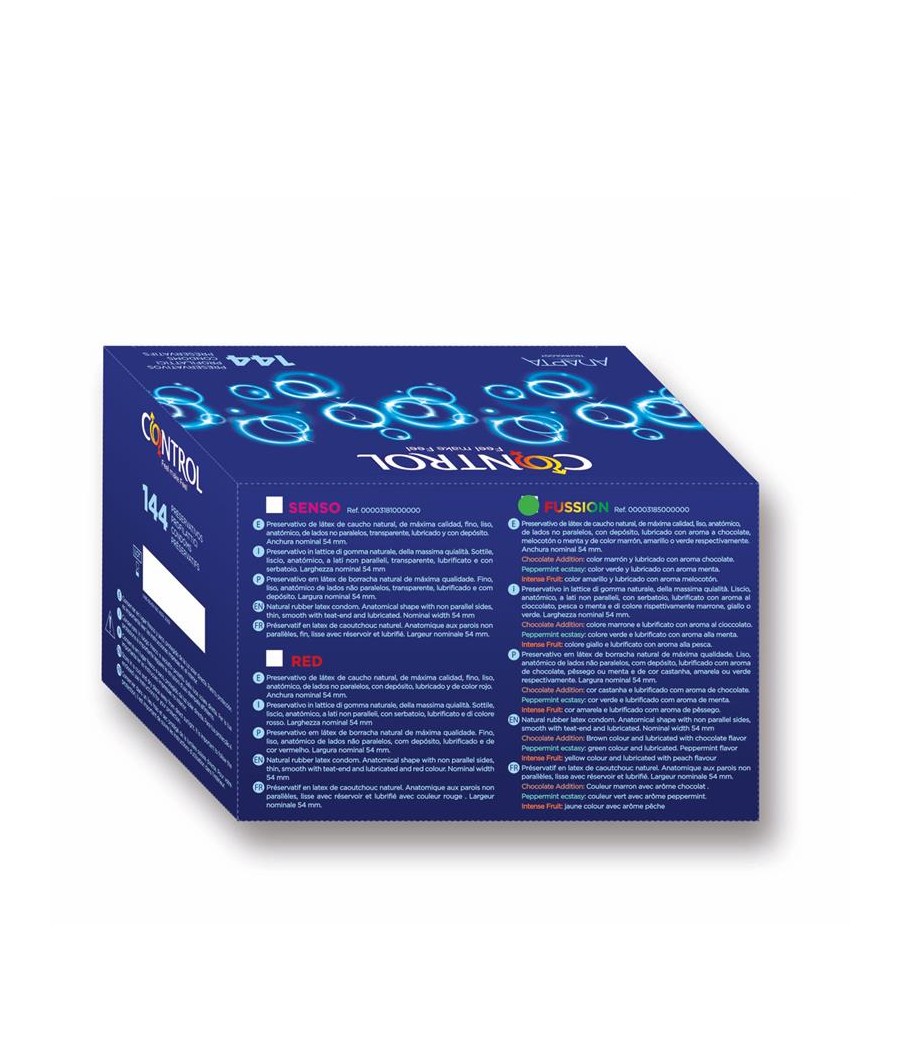 TengoQueProbarlo Preservativos Caja Profesional Fussion 144 unidades CONTROL  Anticonceptivos y Preservativos Especiales