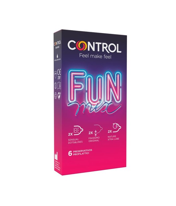 Preservativos Fun Mix 6 unidades