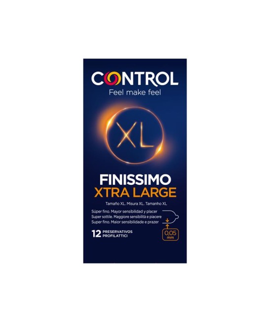 TengoQueProbarlo Preservativos Fin?ssimo XL 12 unidades CONTROL  Anticonceptivos y Preservativos Talla XXL