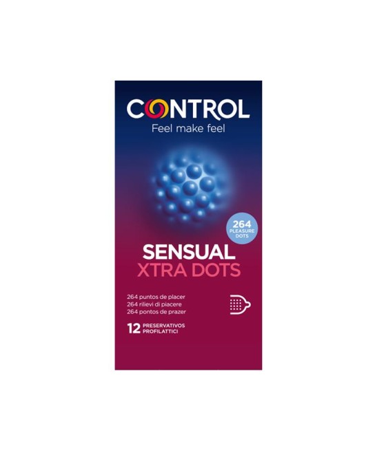 TengoQueProbarlo Preservativos Xtra Sensation 12 unidades CONTROL  Anticonceptivos y Preservativos Especiales