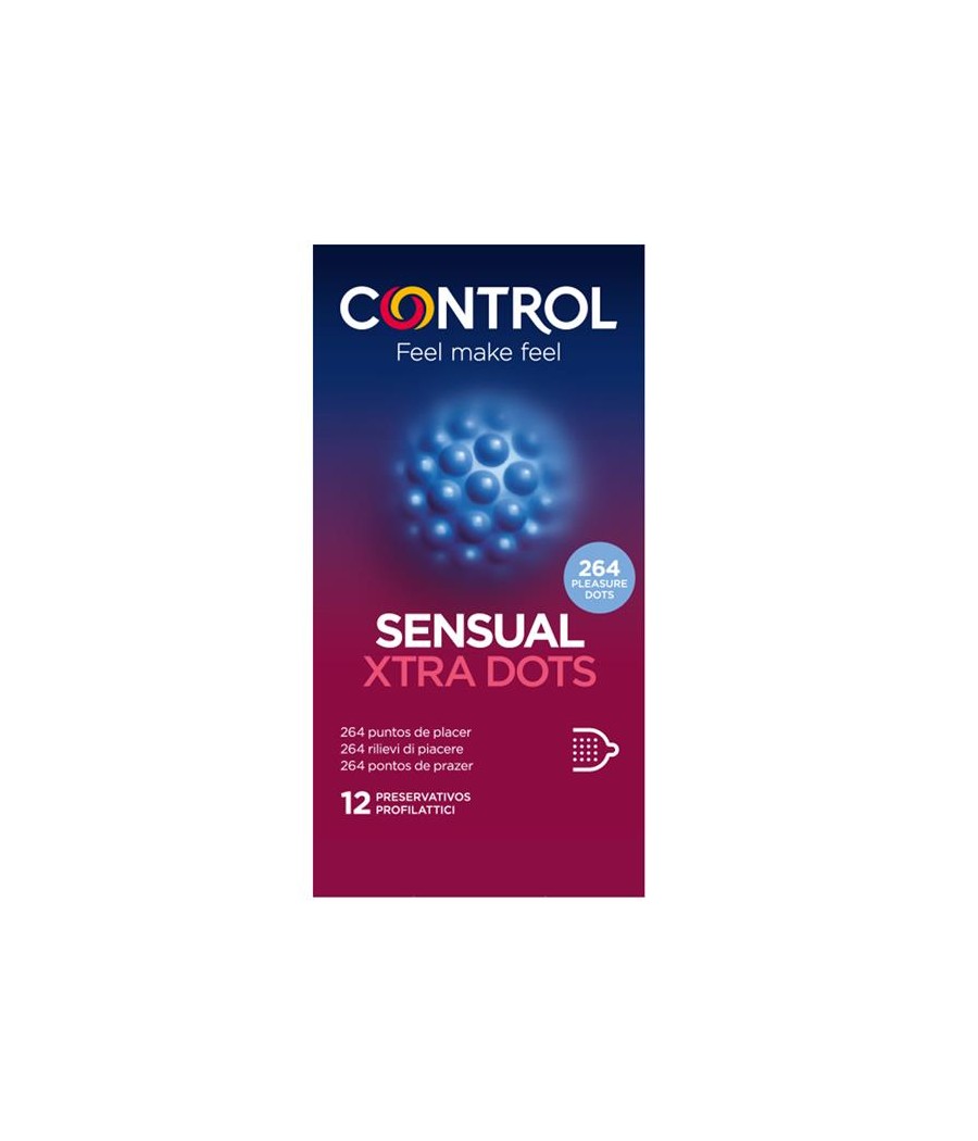 TengoQueProbarlo Preservativos Xtra Sensation 12 unidades CONTROL  Anticonceptivos y Preservativos Especiales