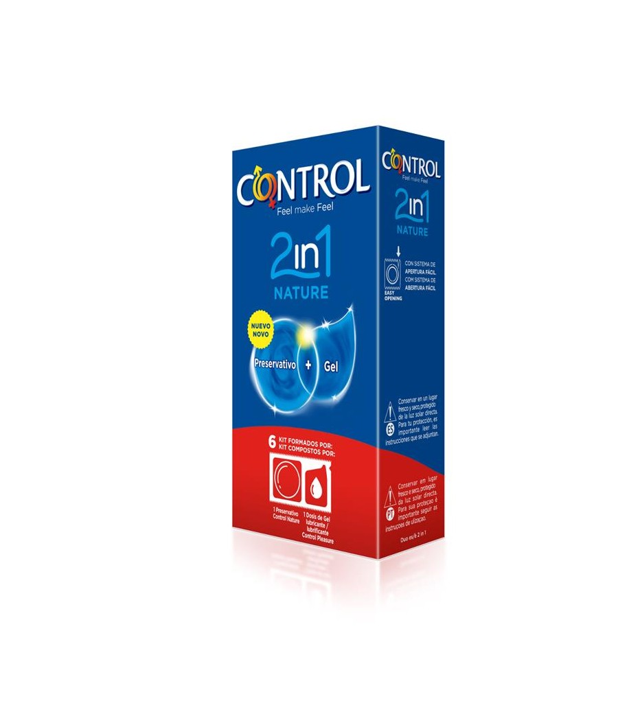 TengoQueProbarlo Preservativos Nature 2 en 1 - 6 unidades CONTROL  Anticonceptivos y Preservativos Naturales