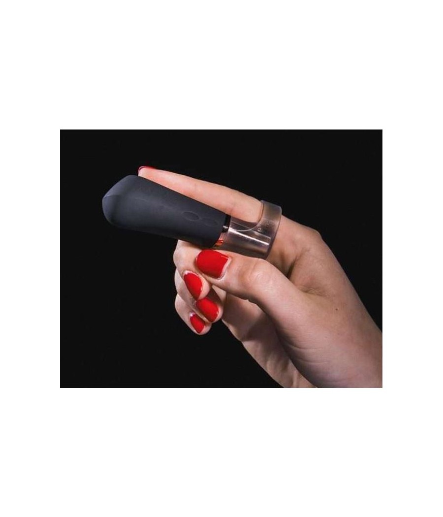 TengoQueProbarlo Estimulador para el Dedo DiGiT Negro HOT OCTOPUSS  Estimulador de Clítoris y Succionador