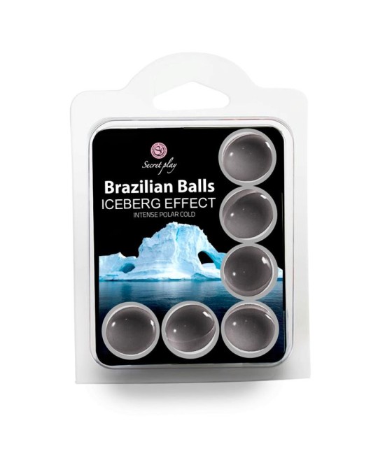 TengoQueProbarlo Set 6 Brazilian Balls Efecto Frio Iceberg SECRET PLAY  Efecto Frío
