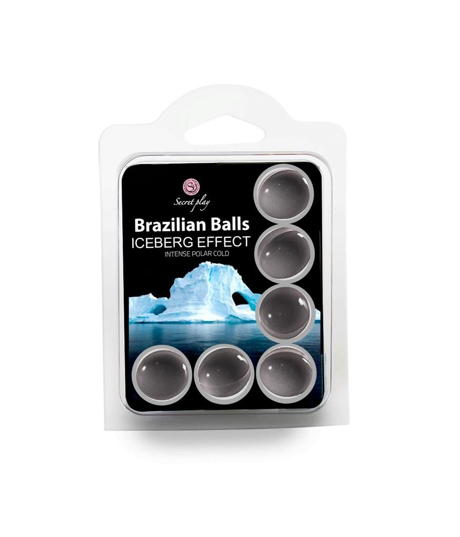 TengoQueProbarlo Set 6 Brazilian Balls Efecto Frio Iceberg SECRET PLAY  Efecto Frío